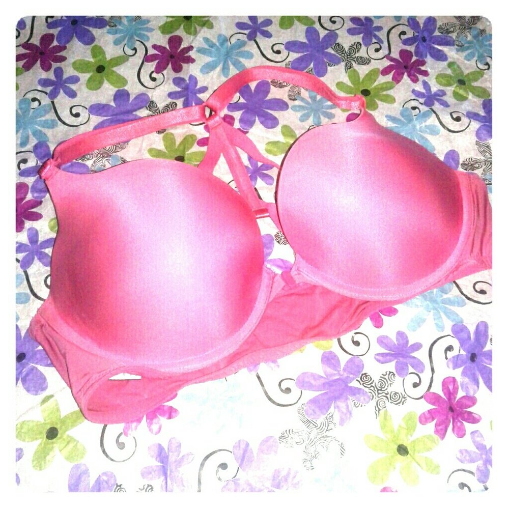 Victoria's Secret front clasp push-up bra.